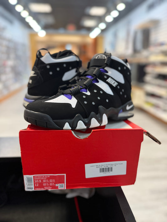 *USED* Nike Air Max 2 CB '94 Black White Purple
