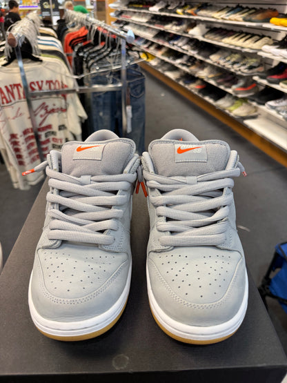 *USED* Nike SB Dunk Low Pro ISO Orange Label Wolf Grey Gum