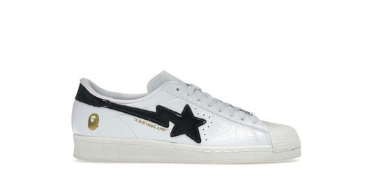 AdAdidas SSTR V Bape® in White/Black (Superstar Bape®) (ONLINE & PICK UP ONLY)