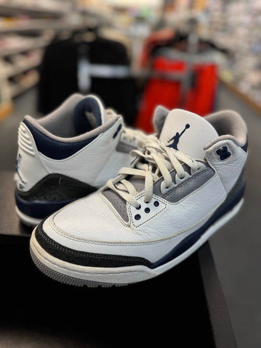 *USED* Jordan 3 Retro Midnight Navy