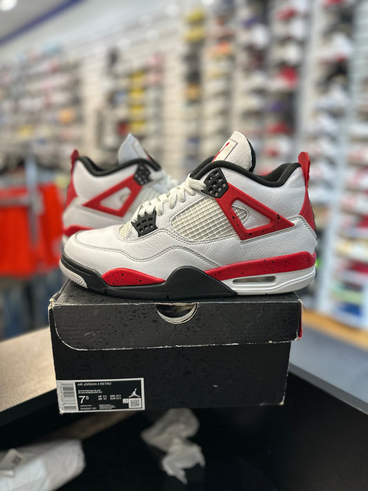 *USED* Jordan 4 Retro Red Cement