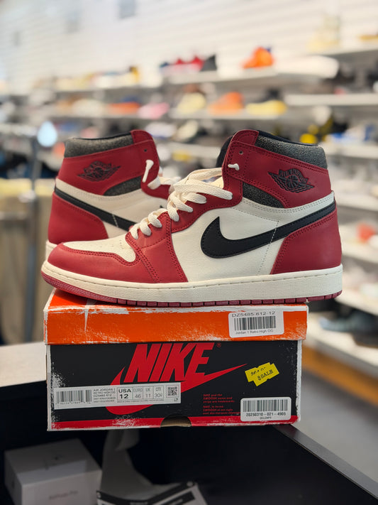 *USED* Jordan 1 Retro High OG Chicago Lost & Found