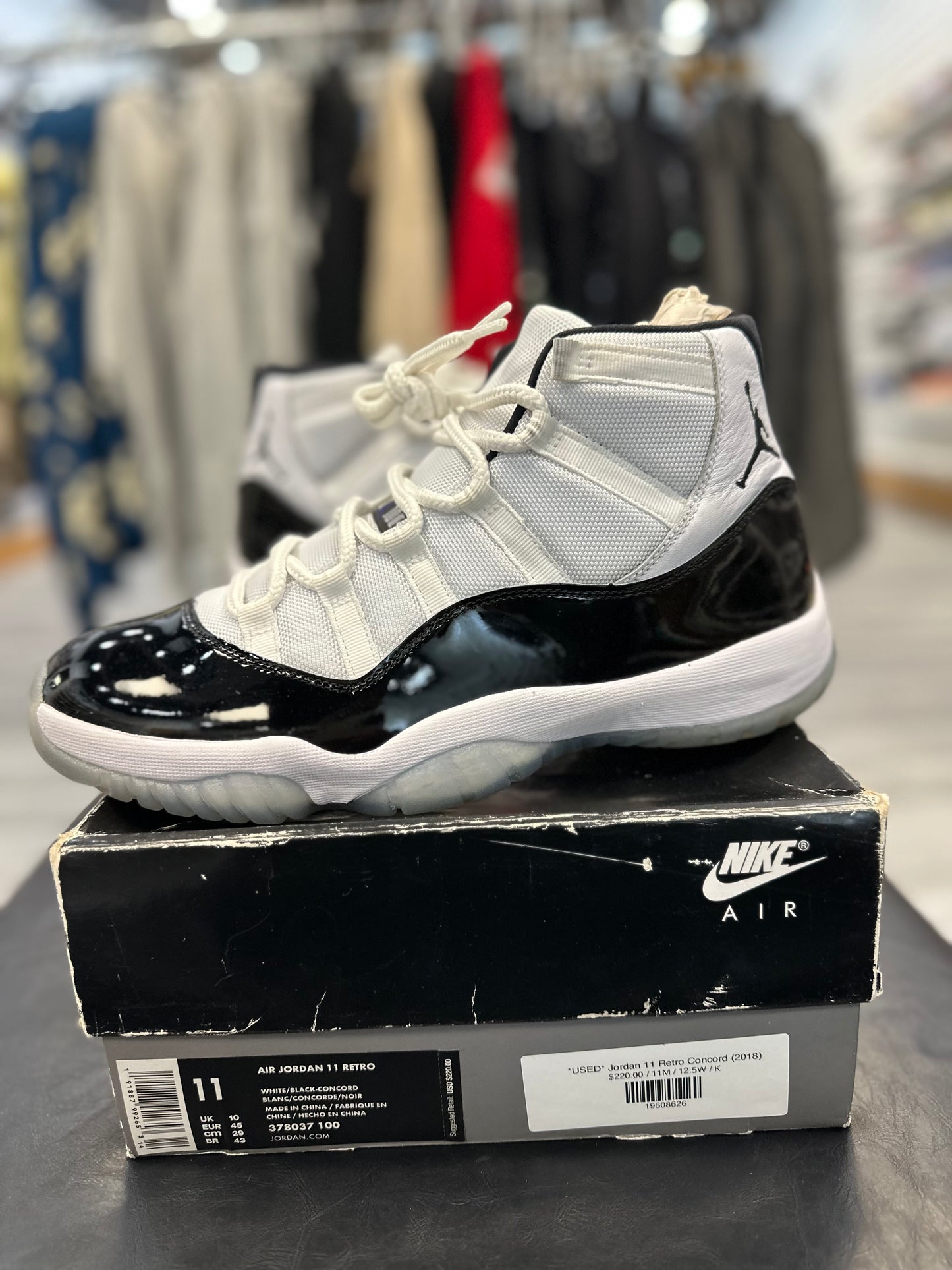*USED* Jordan 11 Retro Concord (2018)