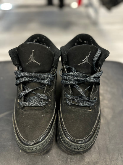 *USED* Jordan 3 Retro Black Cat (2025) (GS)
