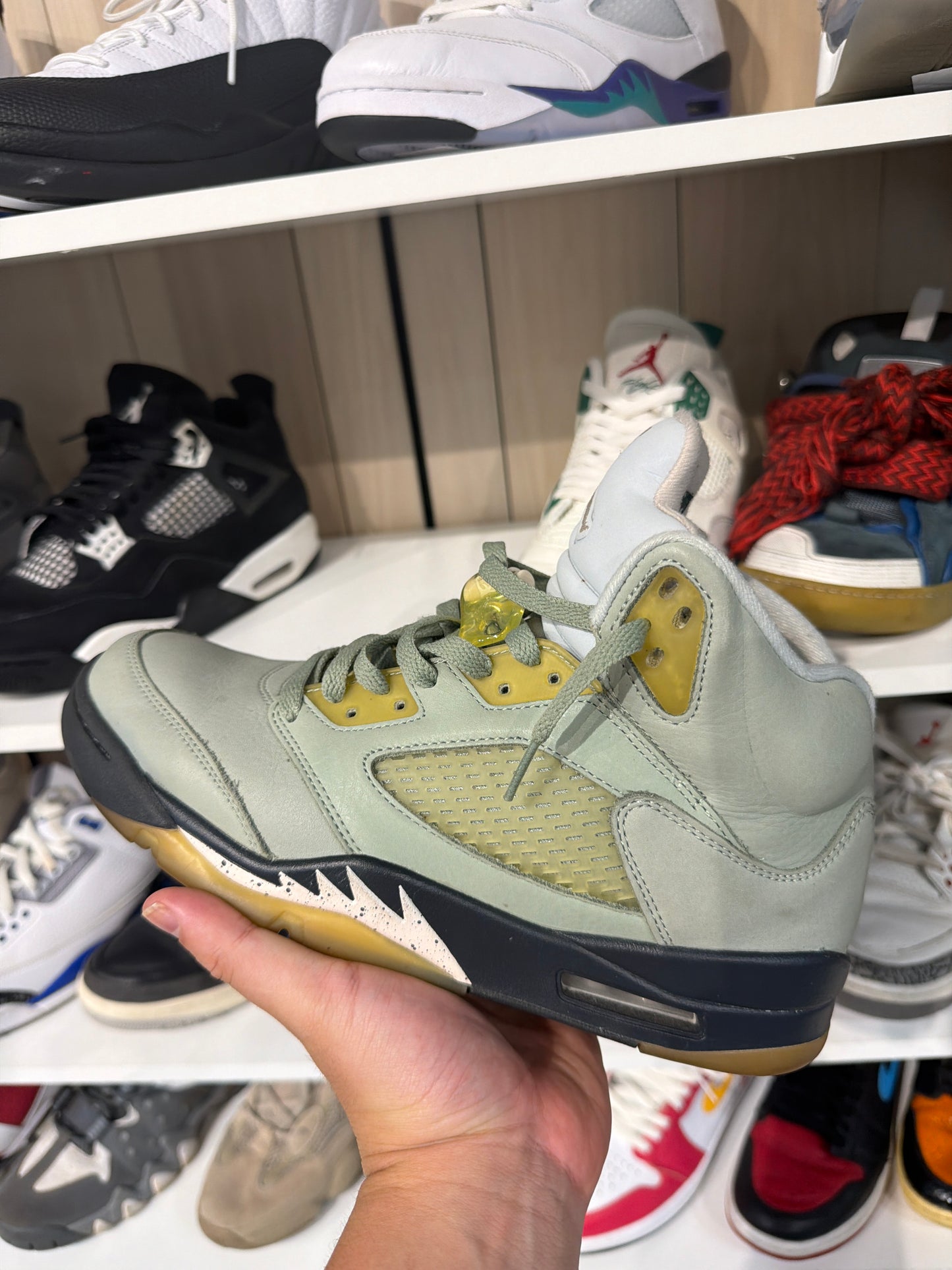 *USED* Jordan 5 Retro Jade Horizon