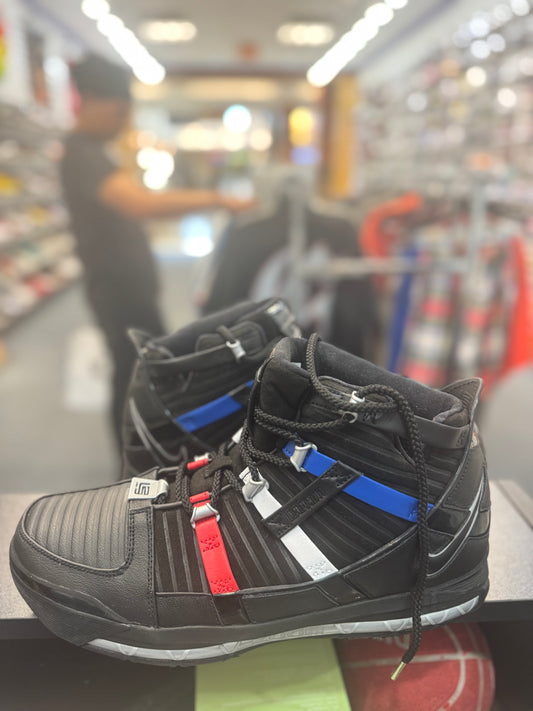 *USED* Nike LeBron 3 The Shop Black University Red (2022)