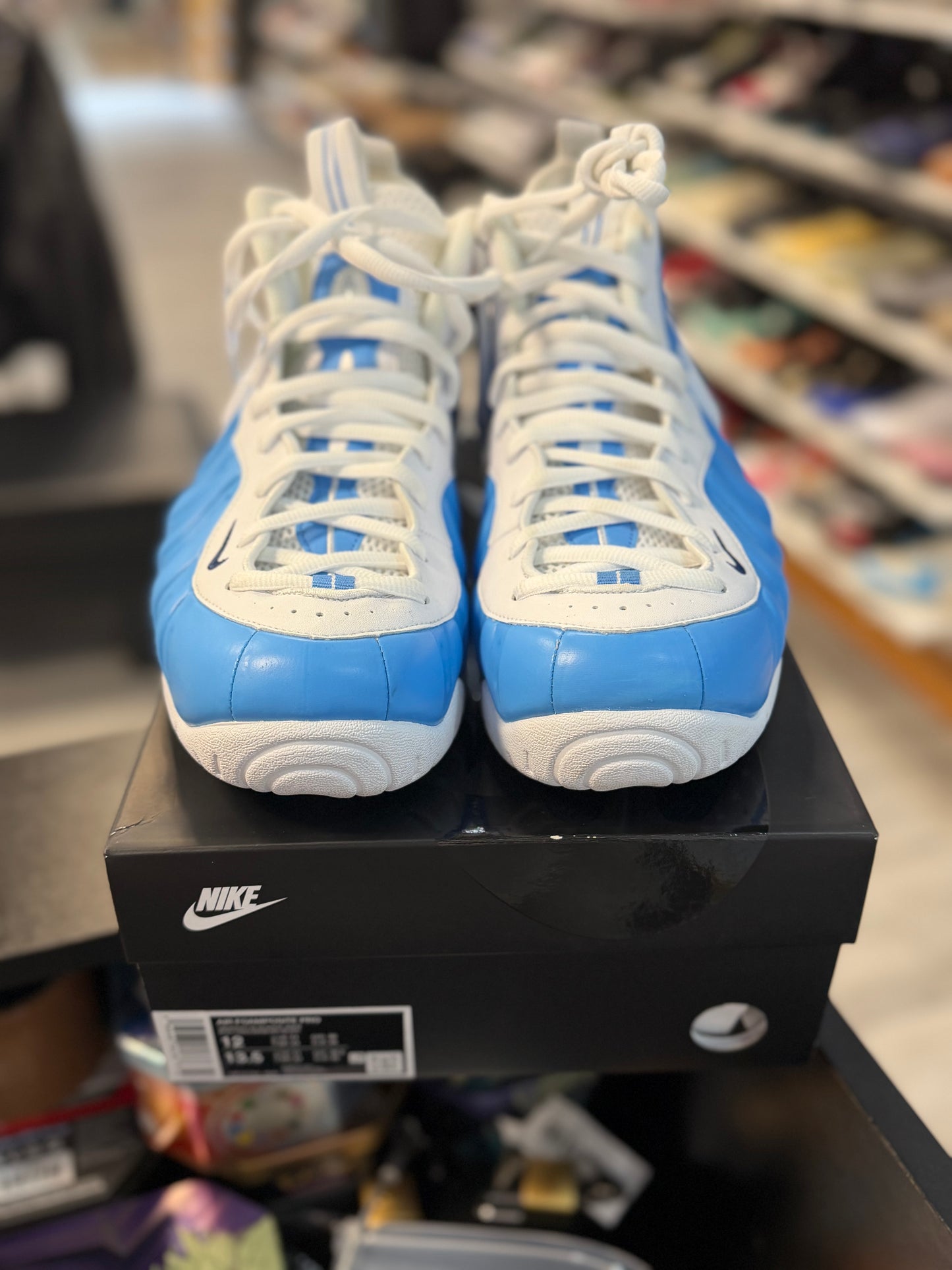 *USED* Nike Air Foamposite Pro University Blue