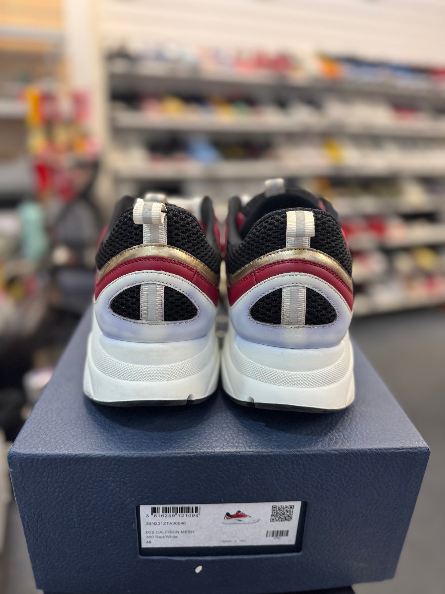 *USED* Dior B22 Red/White