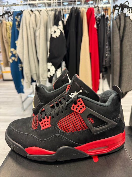 *USED* Jordan 4 Retro Red Thunder