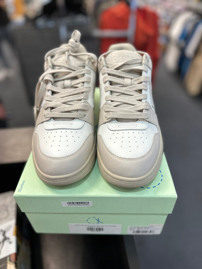 *USED* OFF-WHITE Out of Office OOO Low Top Beige