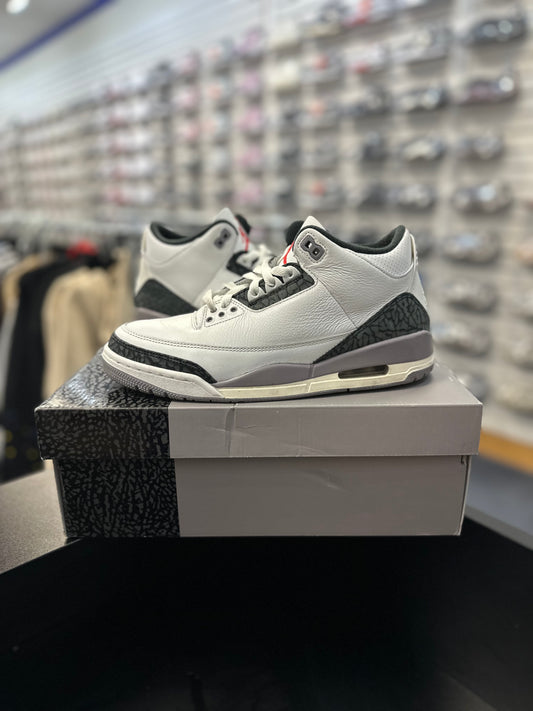 *USED* Jordan 3 Retro Cement Grey