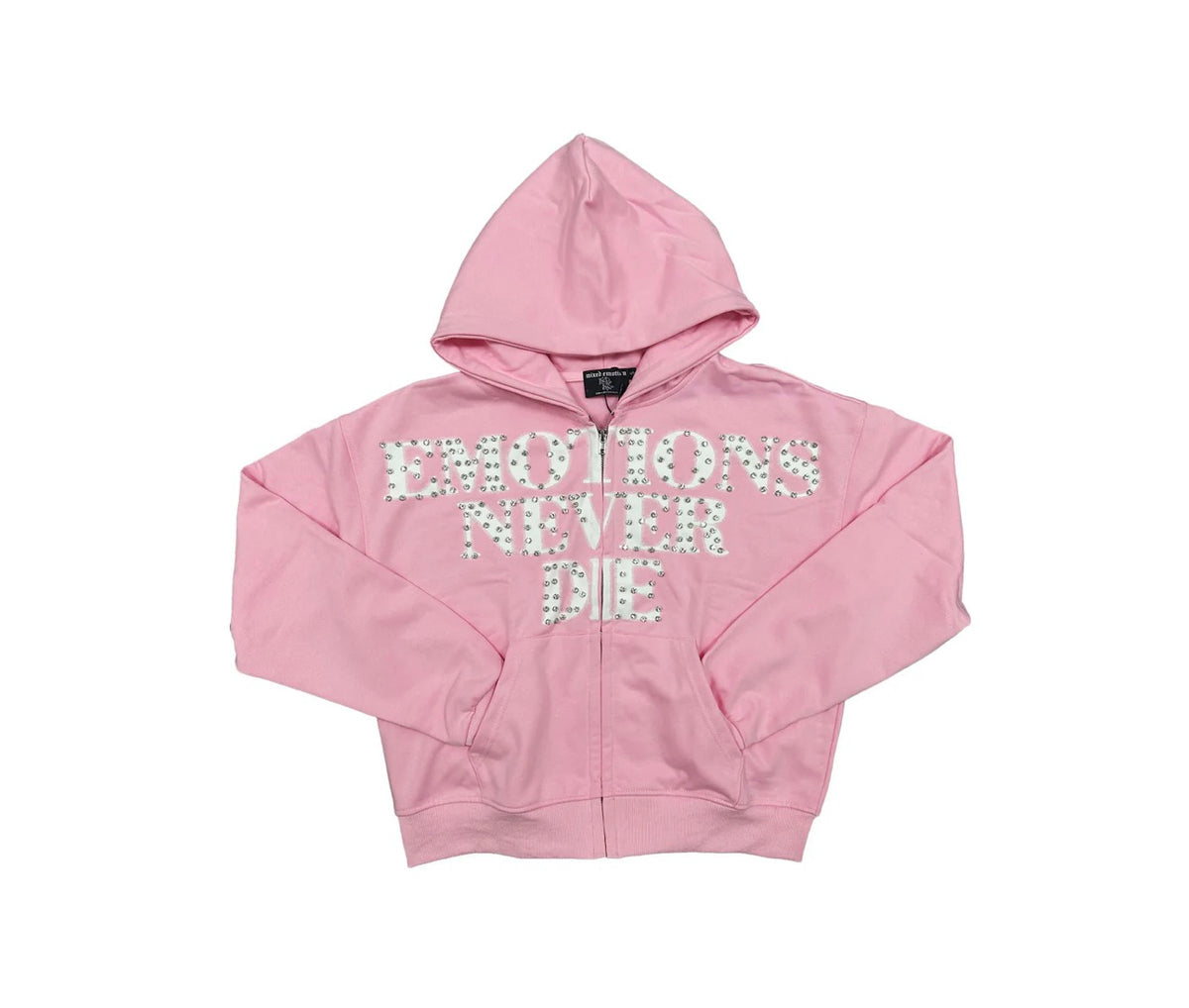 Mix Emotion  Pink End hoodie