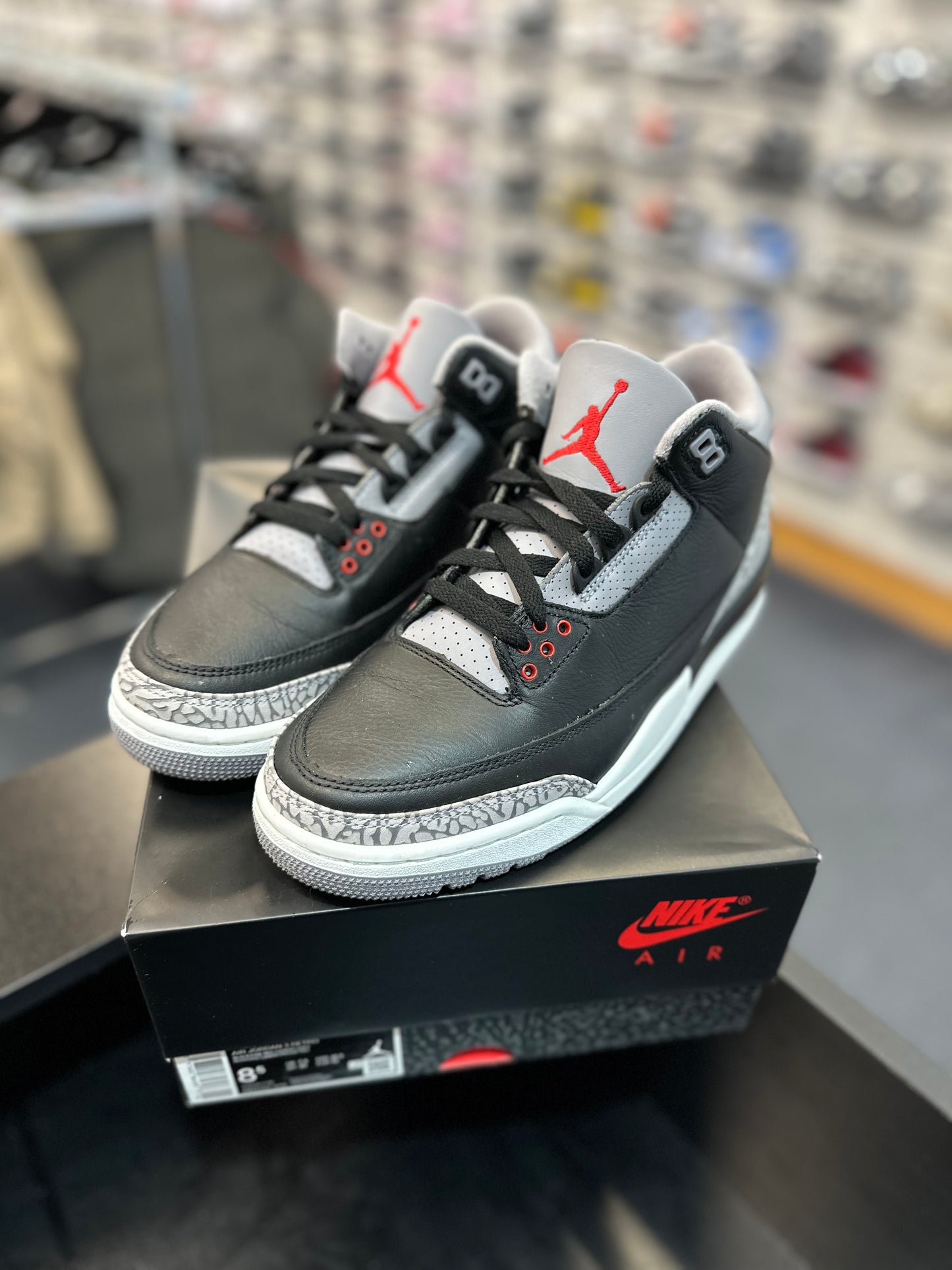 *USED* Jordan 3 Retro OG Black Cement