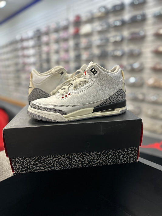 *USED* Jordan 3 Retro White Cement Reimagined