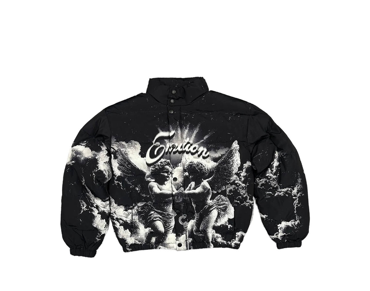 Mix Emotion Cloud Puffer Jacket