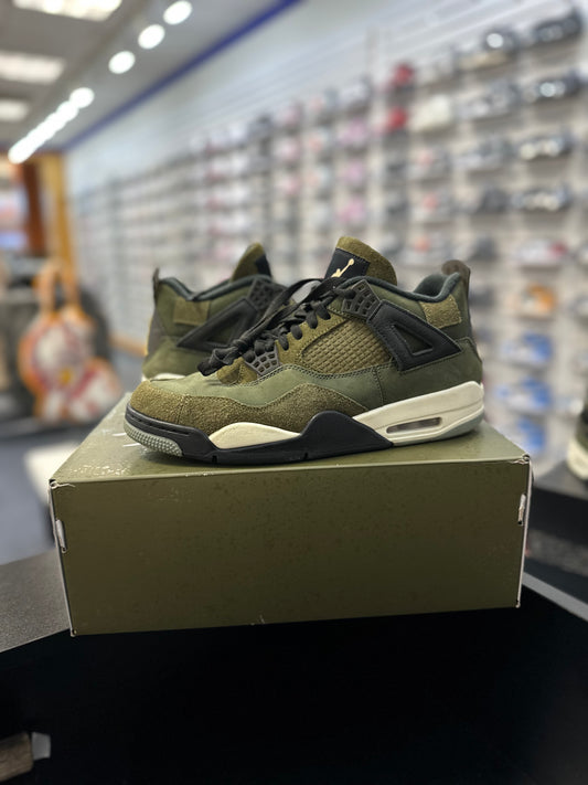 *USED* Jordan 4 Retro SE Craft Medium Olive