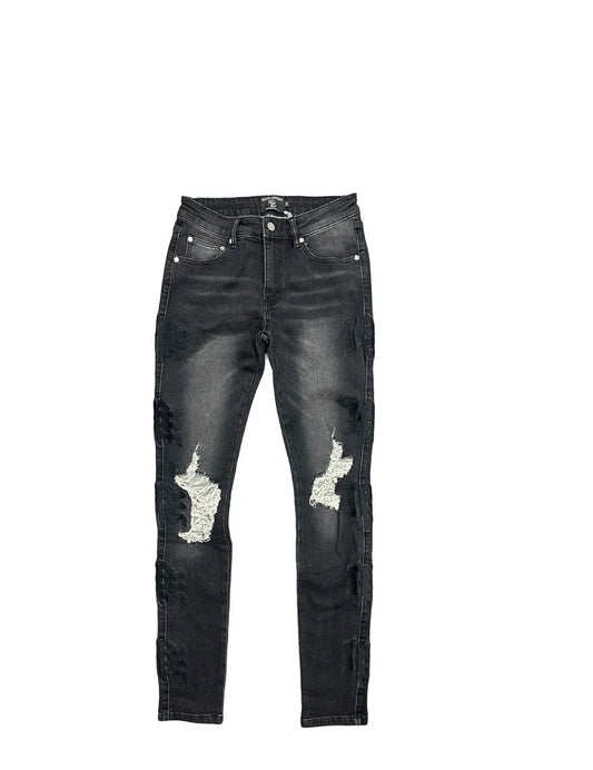 Mix Emotion Midnight Monogram Denim