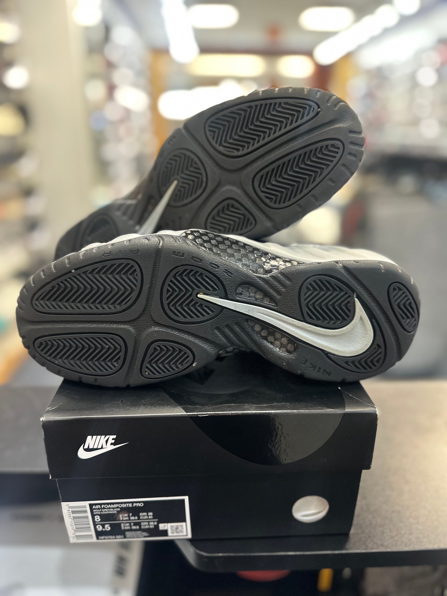 *USED* Nike Air Foamposite Pro Wolf Grey