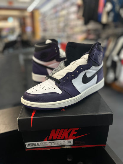 *USED* Jordan 1 Retro High Court Purple White