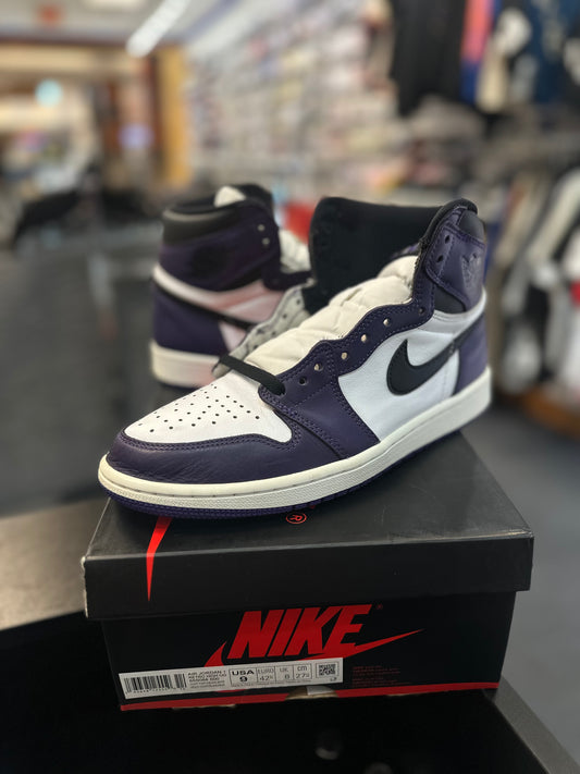 *USED* Jordan 1 Retro High Court Purple White