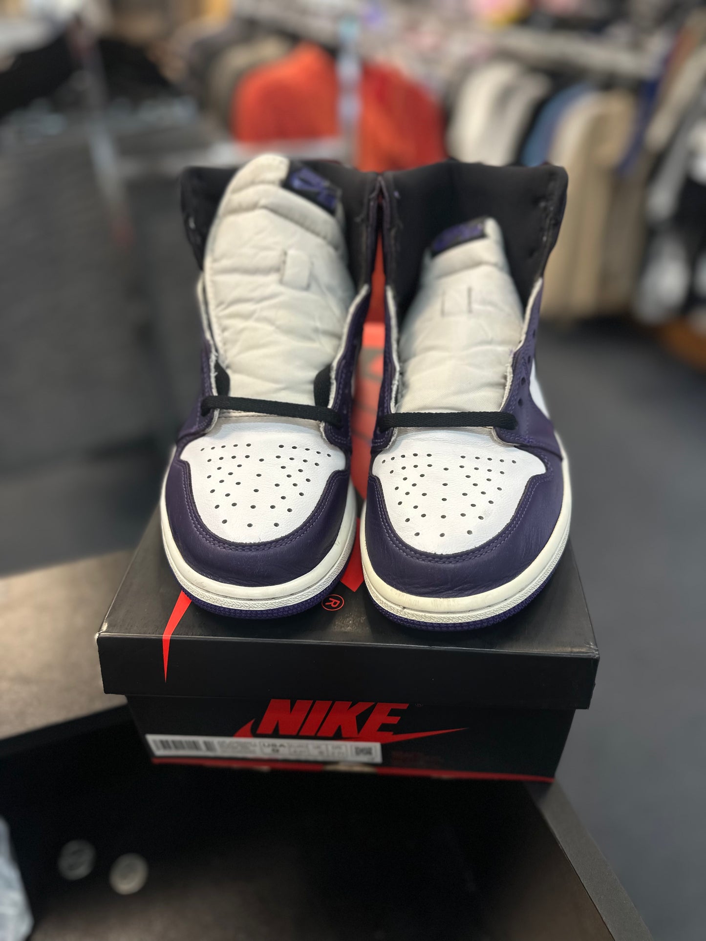 *USED* Jordan 1 Retro High Court Purple White
