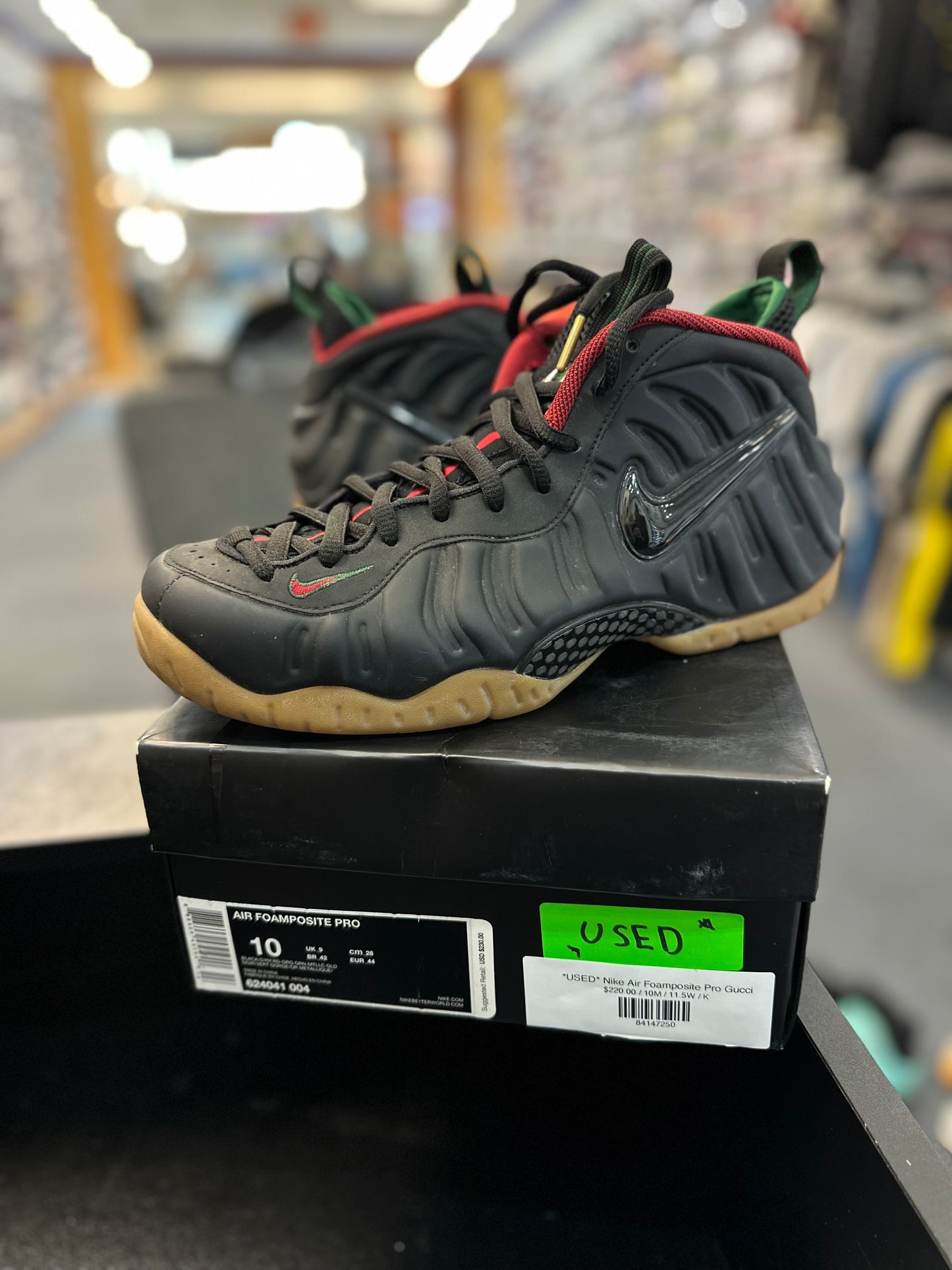 *USED* Nike Air Foamposite Pro Gucci