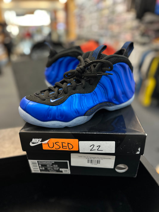 *USED* Nike Air Foamposite One International Blue