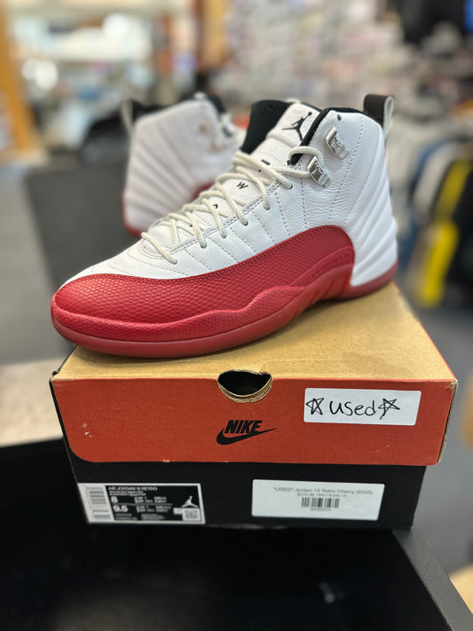 *USED* Jordan 12 Retro Cherry (2023)