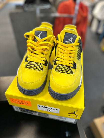*USED* Jordan 4 Retro Lightning (2021) (GS)