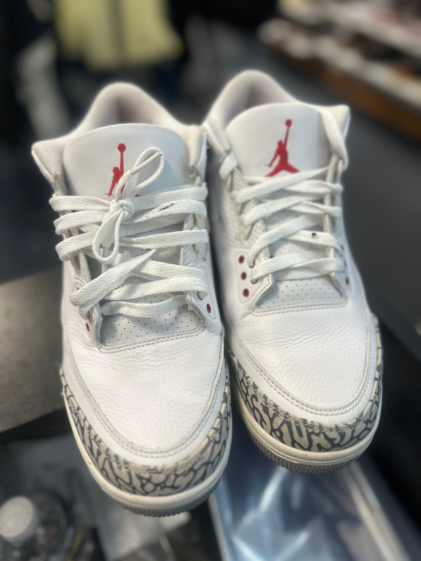 *USED* Jordan 3 Retro White Cement Reimagined