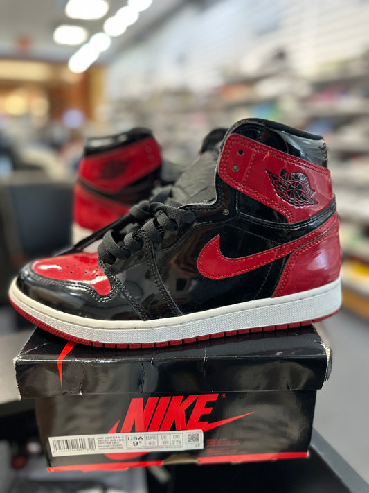 *USED* Jordan 1 Retro High OG Patent Bred