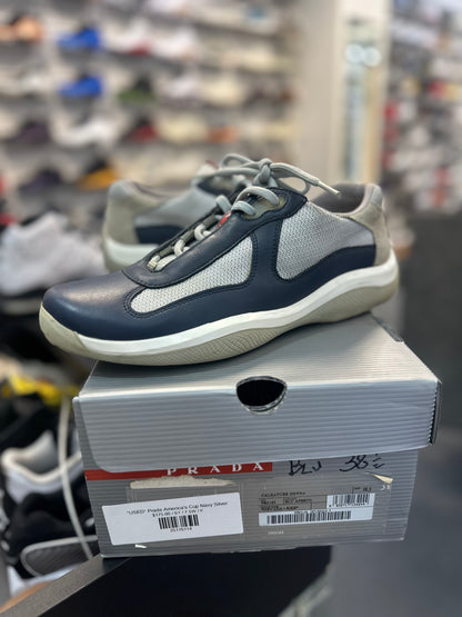 *USED* Prada America's Cup Navy Silver