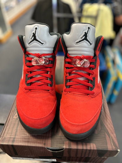 *USED* Jordan 5 Retro Raging Bull Red (2021)