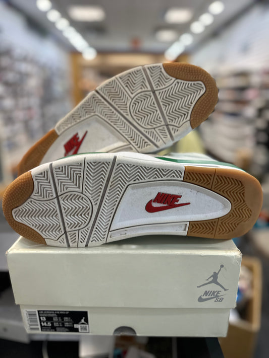 *USED* Jordan 4 Retro SB Pine Green