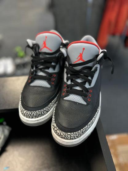 *USED* Jordan 3 Retro Black Cement (2018)