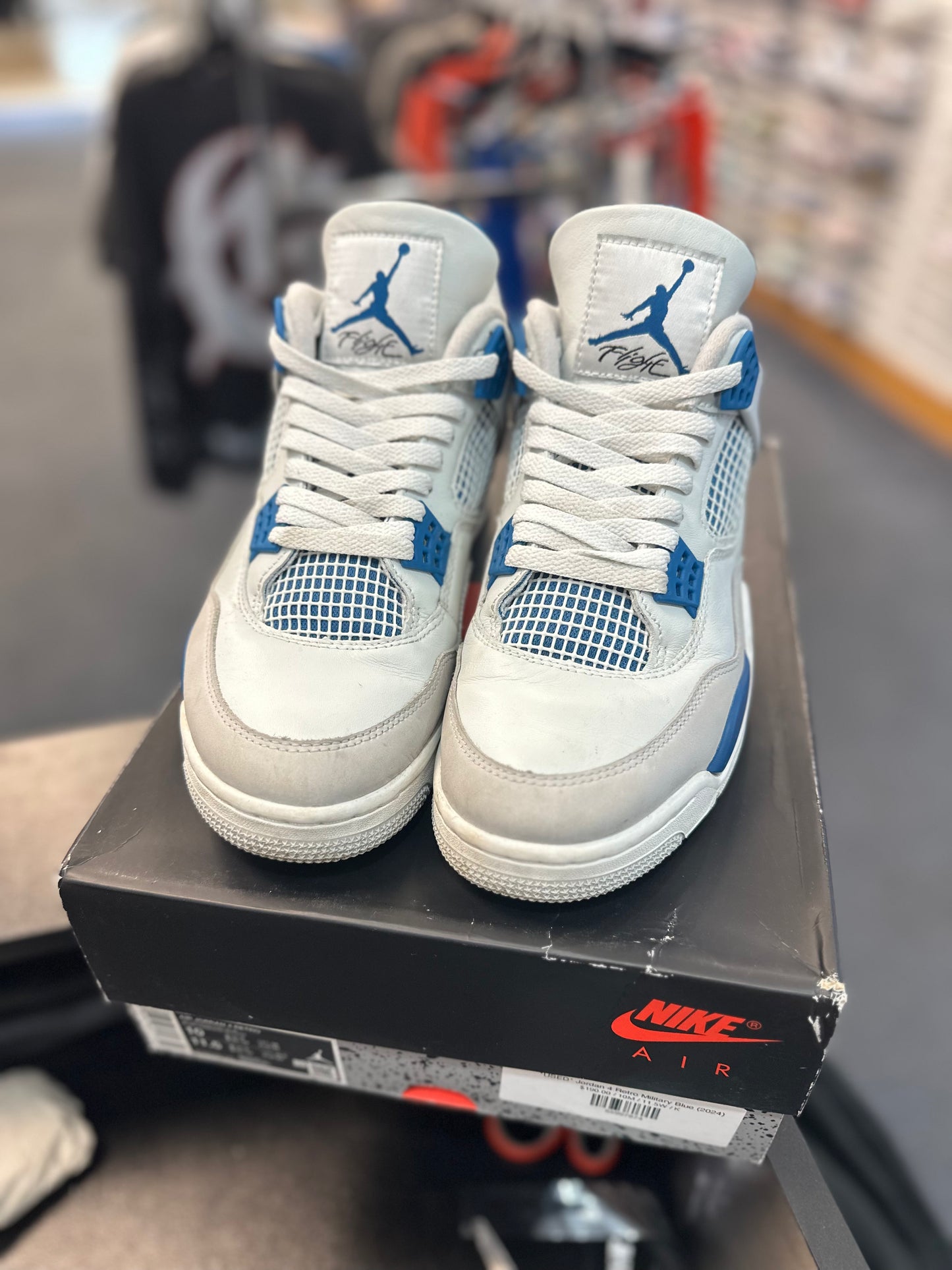 *USED* Jordan 4 Retro Military Blue (2024)