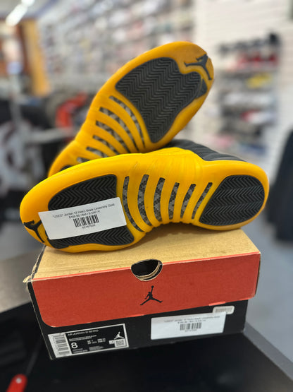 *USED* Jordan 12 Retro Black University Gold
