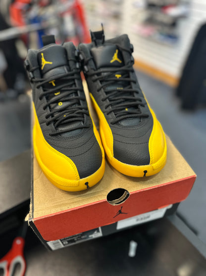 *USED* Jordan 12 Retro Black University Gold