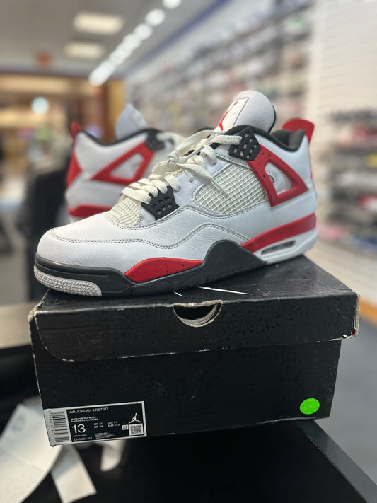 *USED* Jordan 4 Retro Red Cement