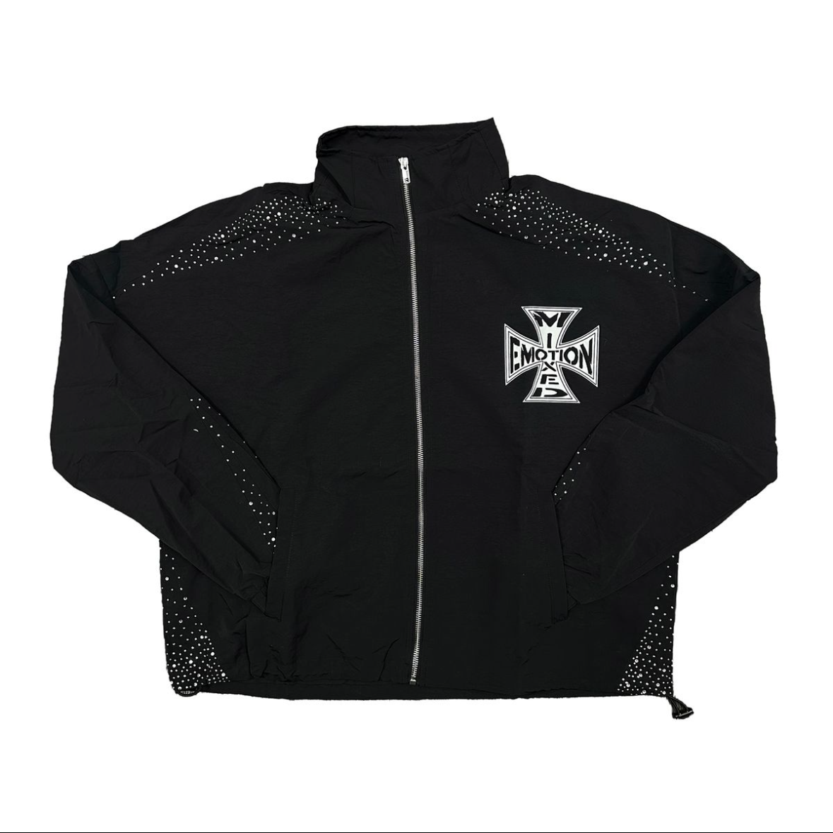 Mixed Emotion Black Track Jacket