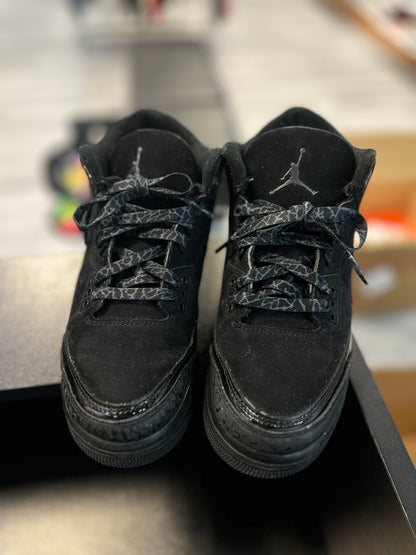 *USED* Jordan 3 Retro Black Cat (2025) (GS)