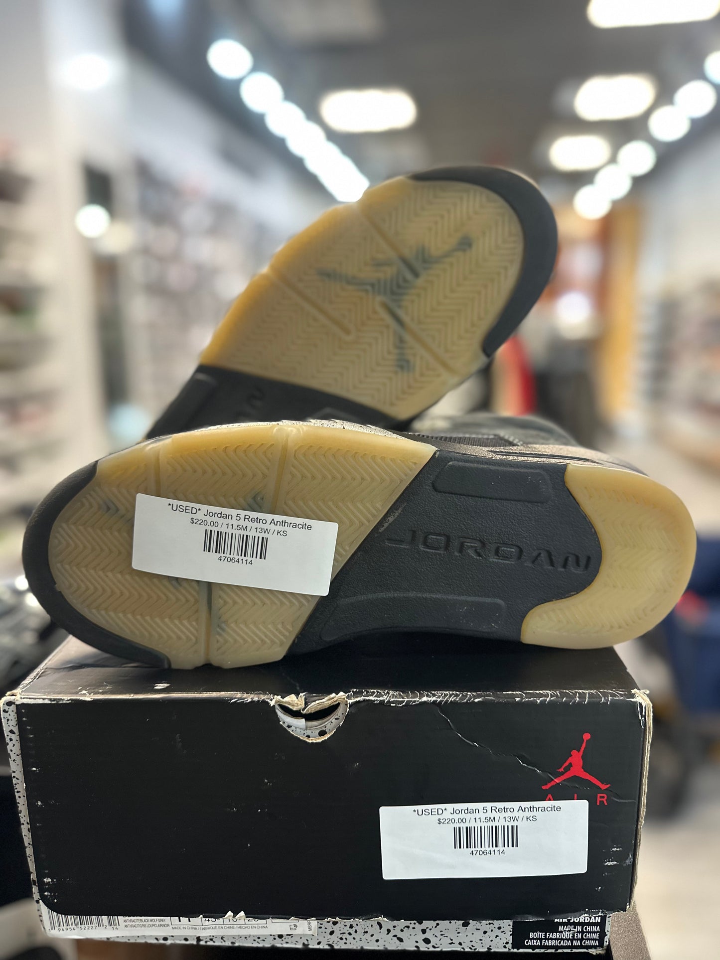 *USED* Jordan 5 Retro Anthracite
