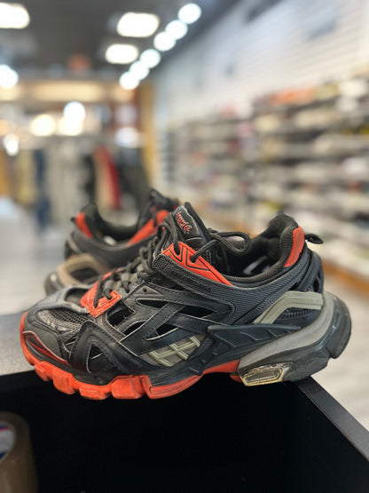 *USED* Balenciaga Track 2 Black Red Grey