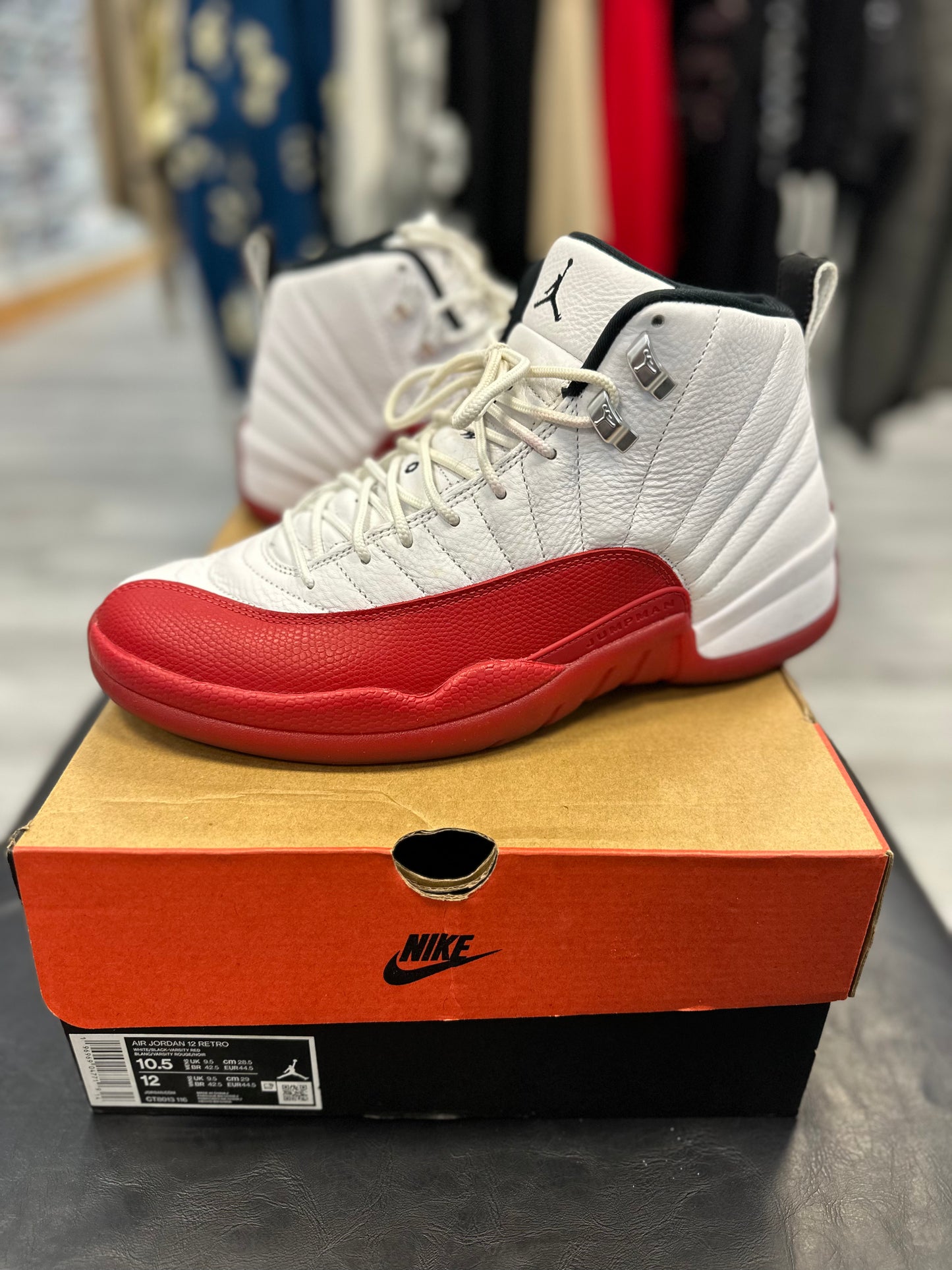 *USED* Jordan 12 Retro Cherry (2023)