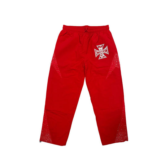 Mixed Emotion Red WIndbreaker Pants