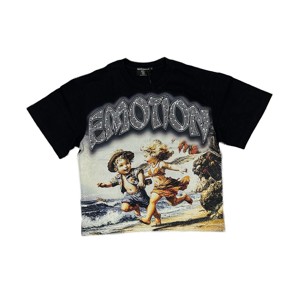 Mixed Emotion Twin Tee Black