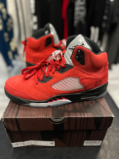 *USED* Jordan 5 Retro Raging Bull Red (2021)