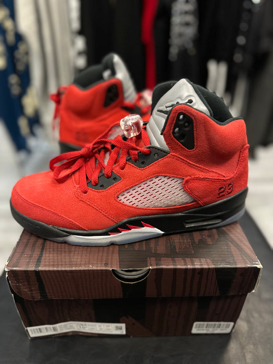 *USED* Jordan 5 Retro Raging Bull Red (2021)