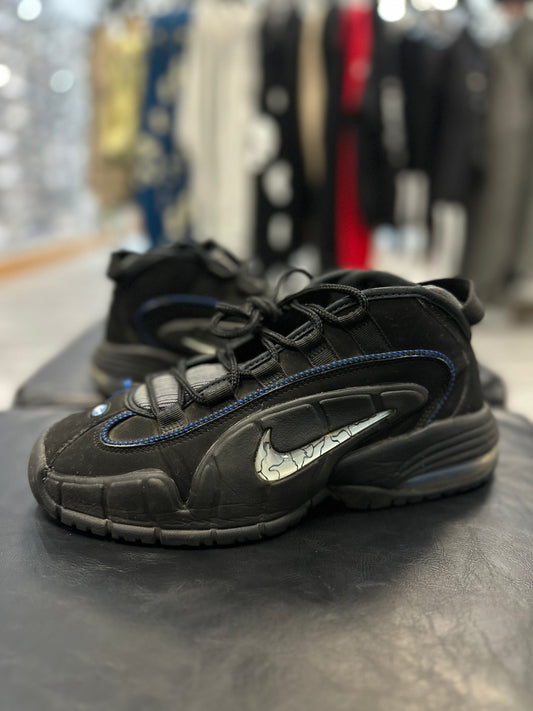 *USED* Nike Air Max Penny 1 All-Star Black Metallic Silver
