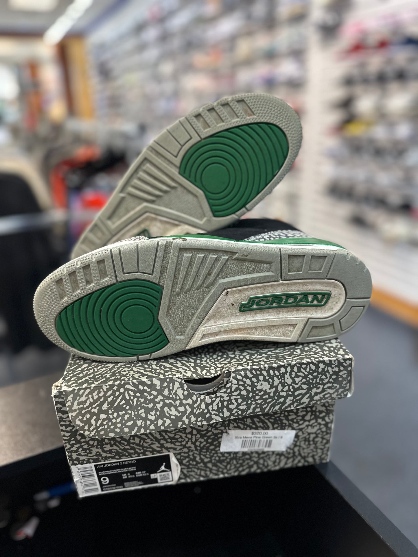 *USED* Jordan 3 Retro Pine Green (DEAL)